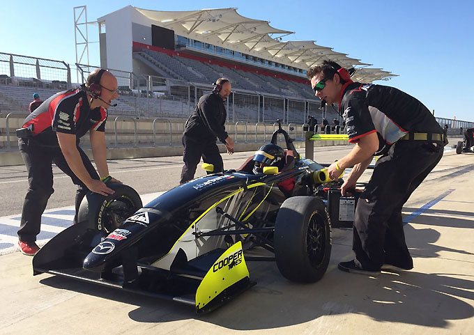 Rinus van Kalmthout Mazda Road to Indy